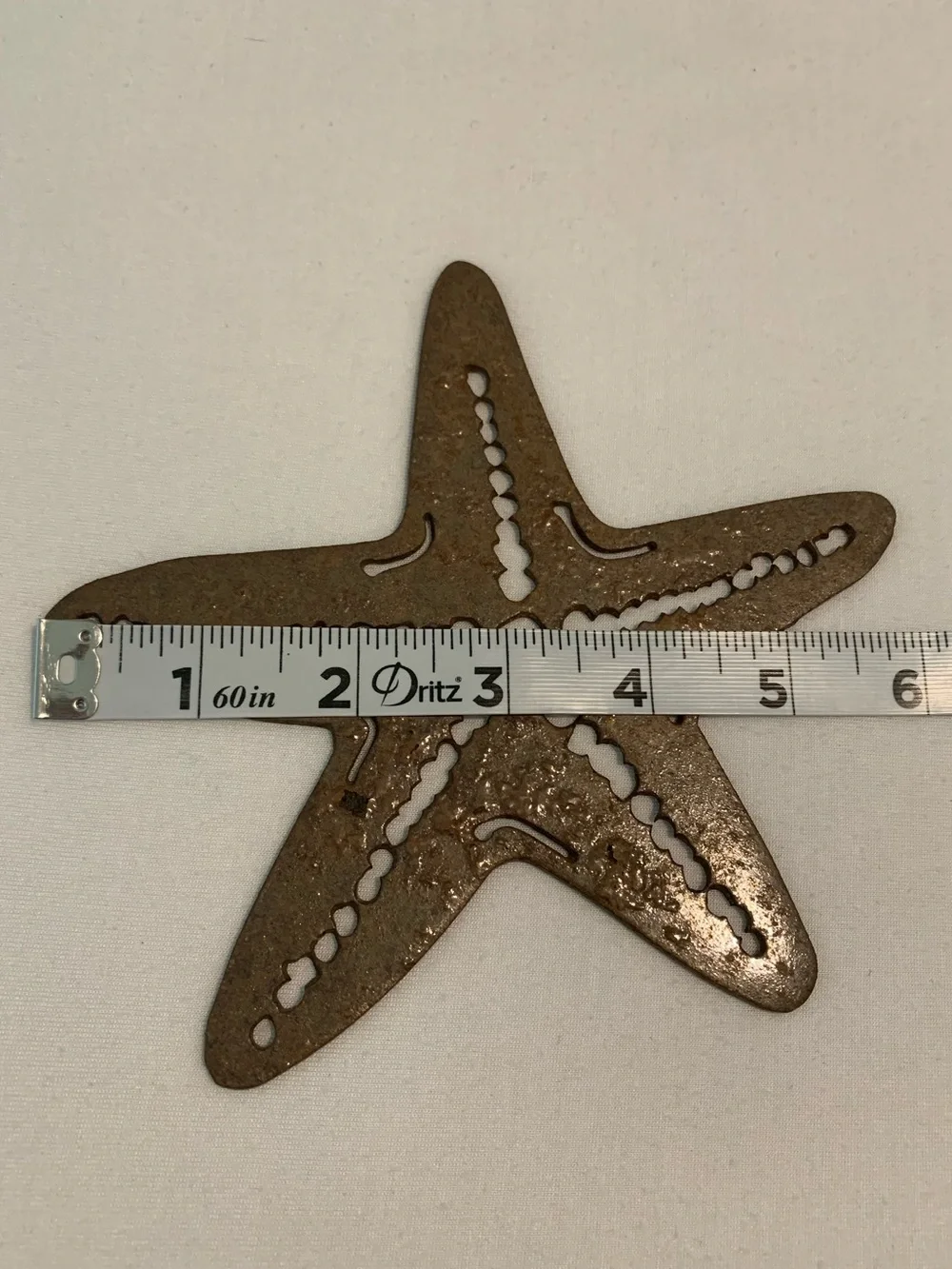 Rustic Coastal Metal Wall Art Set Crab Seahorse Starfish Beach Nautical Decor